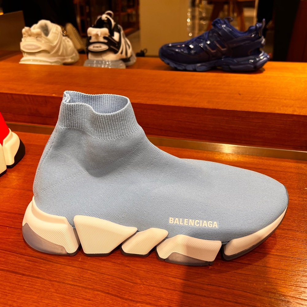 Mens Balenciaga Shoes M 12 (Light Blue)